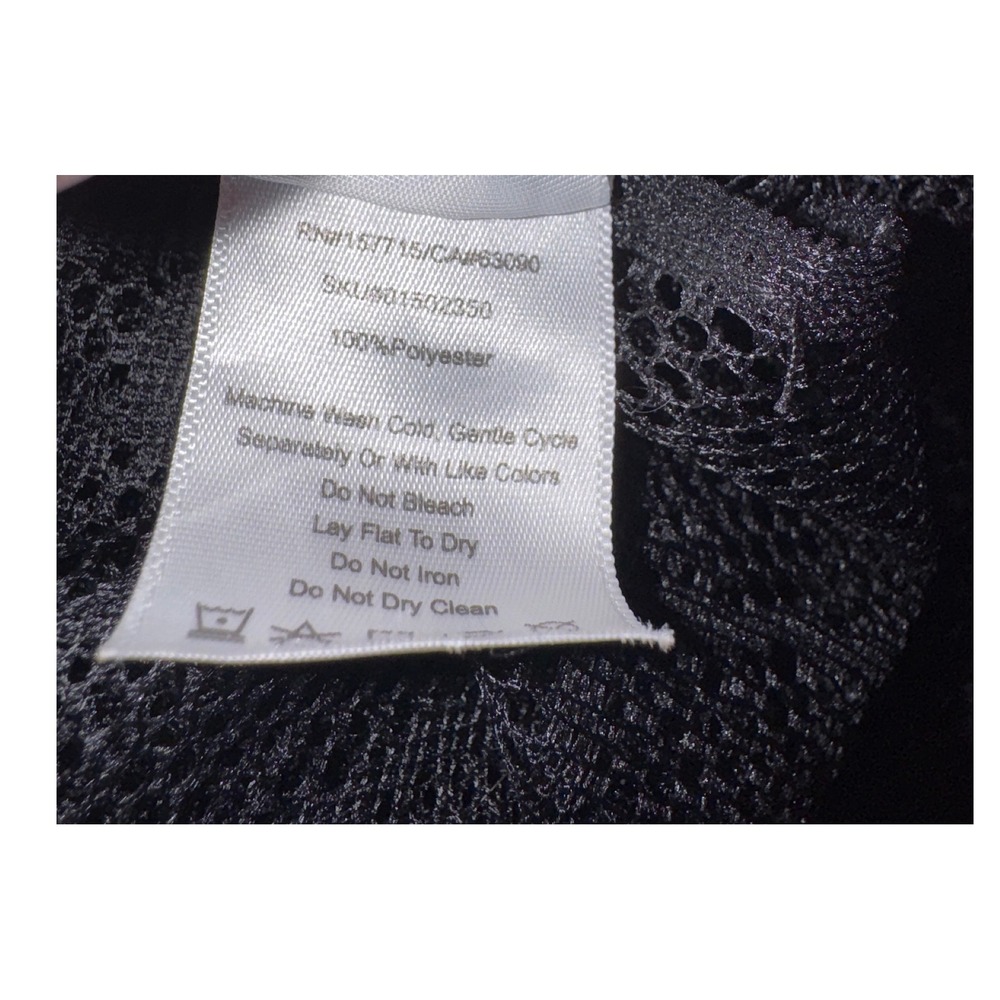 Spirit Halloween Black Spiderweb Lace Mantle Tablecloth 84x60 Gothic Decor - Picture 5 of 7